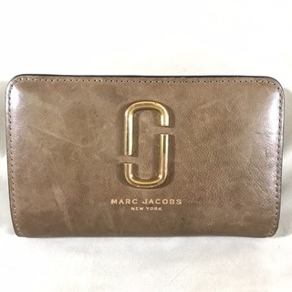 マークジェイコブス スナップショット レザーバイカラー コンパクト折財布