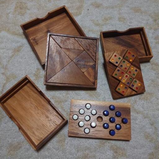 木製パズル３個【知育玩具】