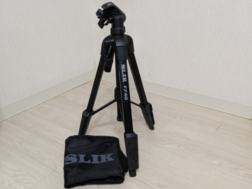 【商談成立】カメラ三脚 SLIK F740 4段