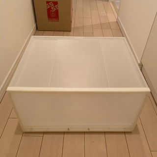 横長衣装ケース(半透明)
