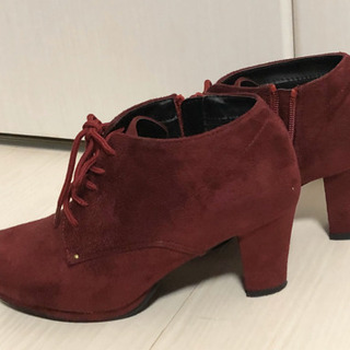  靴　ハイヒール　セーム革　Msize 購入金額4900円の画像