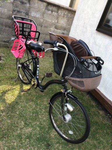 早い者勝ち【中古】子供乗せ自転車　前輪タイヤ新品交換済み