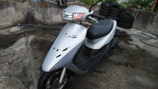 ホンダライブディオ AF35 シルバー ディスクブレーキ 初期型高馬力