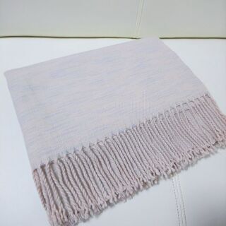 【エアコン対策に】 うすピンク ストール (No.052)  ※他100点出品予定の画像