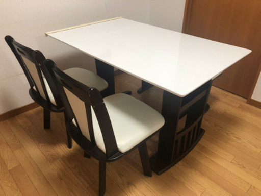 ダイニングテーブルセット4人、2人マルチ用