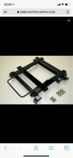 ランサーエボリューション8  底止めシートレール