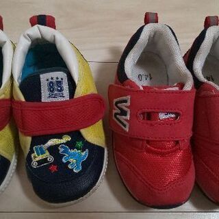 ベビーシューズ 14㎝ ２足セット 子供靴 ※ご相談中
