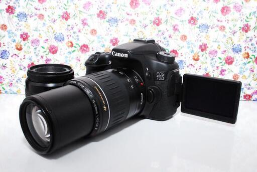 ★全国発送対応★交渉可★☆超人気☆Canon 70D ダブルレンズセット