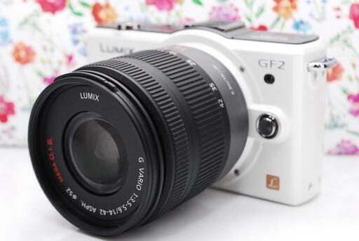 ★全国発送対応★交渉可★可愛くて軽量★Panasonic LUMIX GF2 レンズ WiFi セット