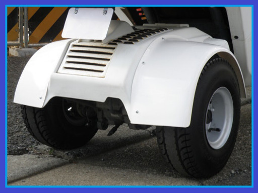 【御成約有難う御座いました】☆NEWオバフェン!リヤBOX付!消耗品OK!2スト後期ジャイロキャノピーミニカー改　新品オ-バ-フェンダ-&鍵付リヤFRPBOX装備!ノ-ヘルOK!