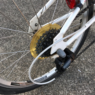 ダホン  スピード 8速折りたたみ自転車 クロモリの画像