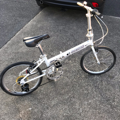 ダホン  スピード 8速折りたたみ自転車 クロモリ
