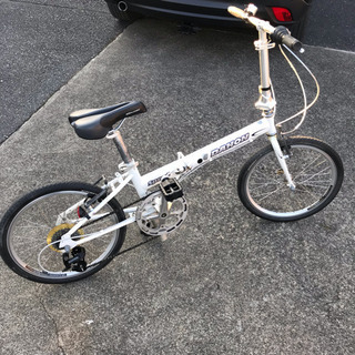 ダホン  スピード 8速折りたたみ自転車 クロモリの画像