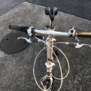 ダホン  スピード 8速折りたたみ自転車 クロモリの画像