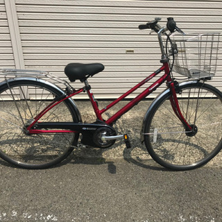 パナソニックシティタイプ 電動アシスト自転車 パナソニック ティモ・DX・27 BE-ELDT757S2 モダンシルバー 27インチ