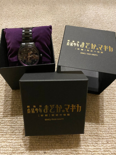 劇場版魔法少女 まどかマギカ 悪魔ほむらモデル腕時計