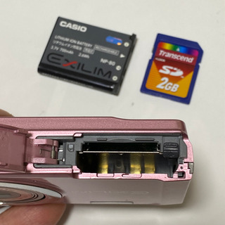 【美品⭐︎超小型軽量】カシオEXILIMピンク⭐︎インスタ映え⭐︎本体135gの画像