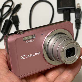 【美品⭐︎超小型軽量】カシオEXILIMピンク⭐︎インスタ映え⭐︎本体135gの画像