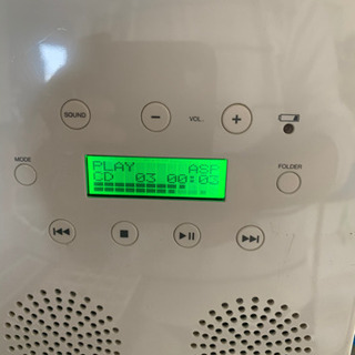 無印　良品計画　防水CDプレーヤー　AV-R069