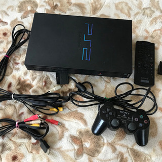 (取引中)プレステ2本体、リモコン、コントローラー
