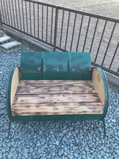 ドラム缶　イス