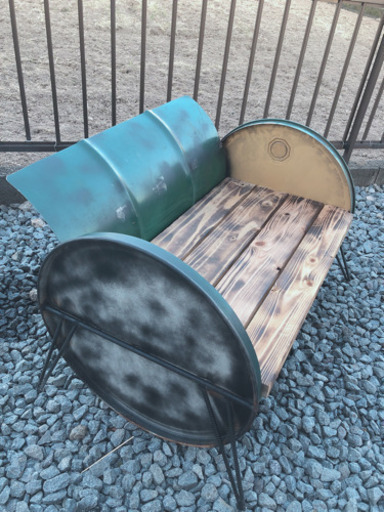 ドラム缶　イス