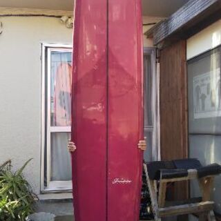 トランジスター中古ロングボード　シングルフィン
