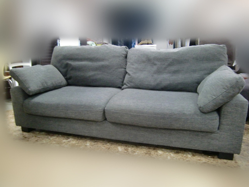 大きめ２人掛ソファ布張り ★札幌市東区/市内自社配送OR店頭引取りOK