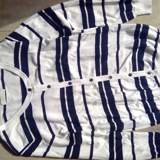 トゥモローランド　７～８分袖　コットンニットカーディガン