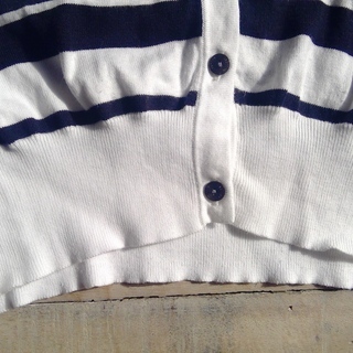 トゥモローランド　７～８分袖　コットンニットカーディガンの画像