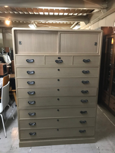 JF00485 加茂桐箪笥 伝統工芸品 最高級 美術 タンス