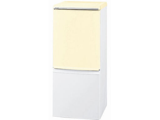 シャープ製冷蔵庫SJ-14K-Y 137L 2006年製ベージュ\u0026ホワイトです