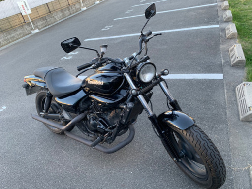 エリミネーター  希少　ブラック　タイヤ新品！