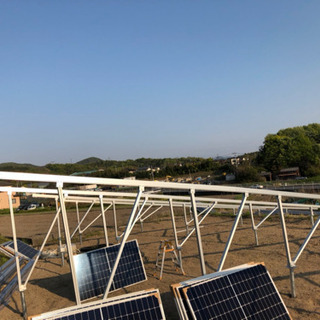 （急募）週払い可能　太陽光架台、パネル設置工事（未経験可）