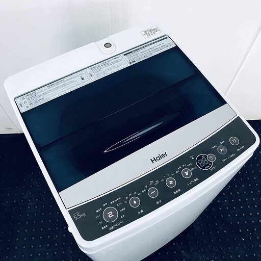大幅値下げ!!!　ハイアール 5.5kg　全自動洗濯機　ブラックHaier JW-C55A-K