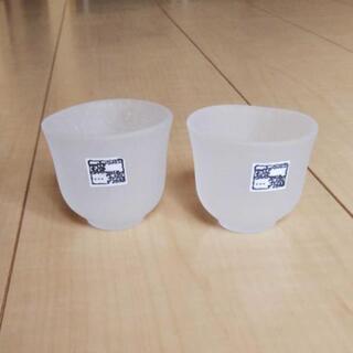 広田硝子 手篭付酒器 吹雪の画像