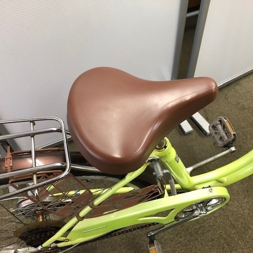 26インチ自転車 ６速 オートライト【江戸川区内送料無料】ライトグリーン