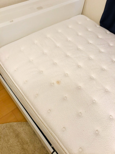 ☆人気美品☆ニトリ収納付きセミダブルベッドセット