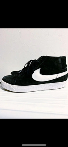 スニーカー NIKE BLAZER SB BLACK/WHITE