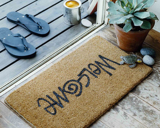 美品 STUSSY Livin’GENERAL STORE ドアマット ラグ