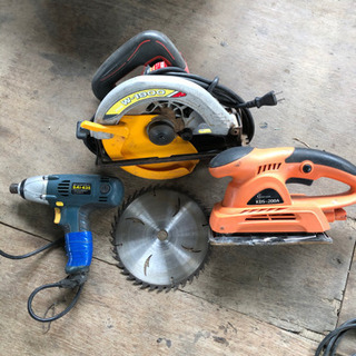 (受け付け終了)      電動工具　大工道具　リョービ丸ノコ、...