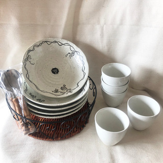 【お値段交渉OK!】値下げしました！食器セット　深山窯の画像