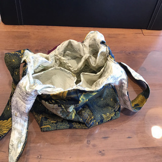 和柄ショルダーバック2　帯　ハンドメイドの画像