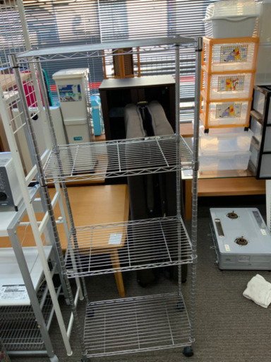 スチールラック　4段　中古^_^