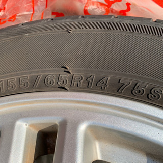 ◆取引終了◆【お得】14インチ　タイヤ付きホイールセット　軽自動車　タント　カスタムの画像