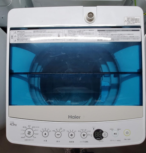 【送料無料・設置無料サービス有り】洗濯機 2017年製 Haier JW-C45A② 中古