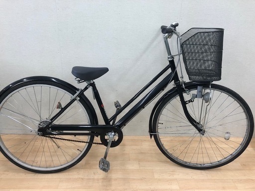 自転車　ブラック 27インチ　シンプル