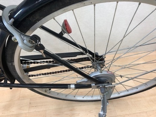 自転車　ブラック 27インチ　シンプル