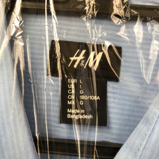 メンズシャツ　H&M 差し上げます。の画像