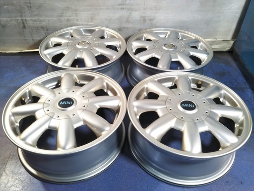 15インチ ミニ MINI純正 ミラ ジーノ ラパン ミニクーパー ワタナベ 似 軽四車流用OK ミラ L700 コペン アルト ハスラー ワゴンＲ エブリイ アトレー